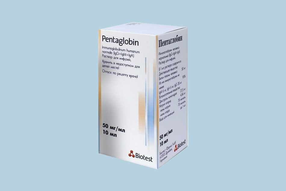 Pentaglobin bào chế dạng thuốc tiêm