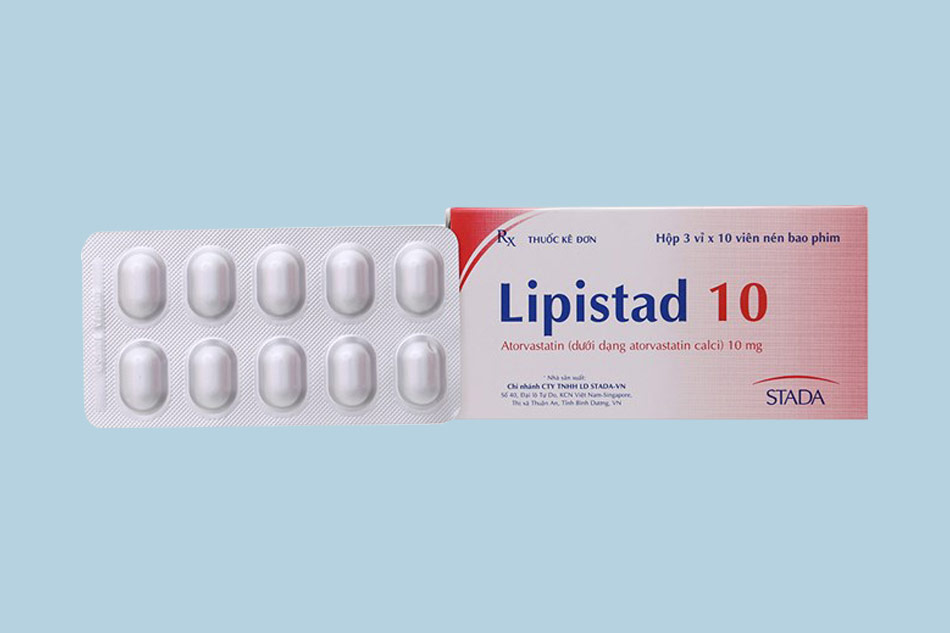 Atorvastatin với biệt dược Lipistad