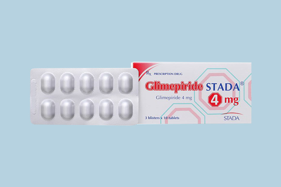 Hình ảnh hộp thuốc Glimepiride 4mg
