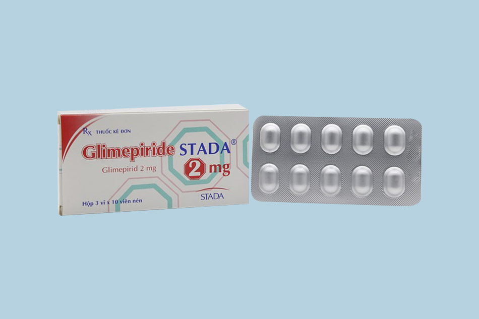 Hình ảnh hộp thuốc Glimepiride 2mg
