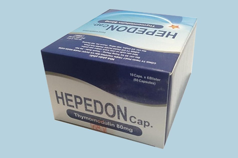 Hình ảnh thuốc Hepedon nằm ngang