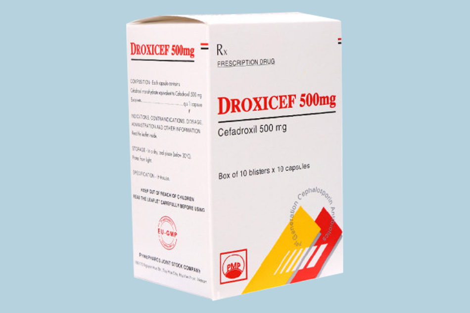 Thuốc Droxicef 500mg