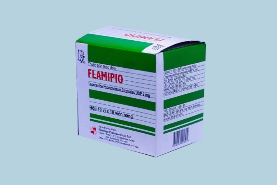Hình ảnh thuốc Flamipio mặt bên