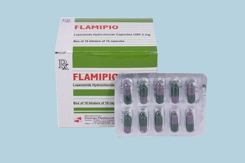 Hình ảnh mặt trên của thuốc Flamipio