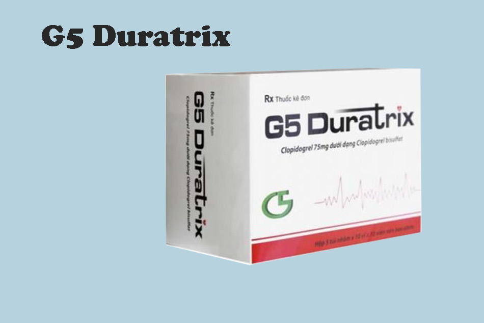 Hình ảnh thuốc G5 Duratrix mặt bên