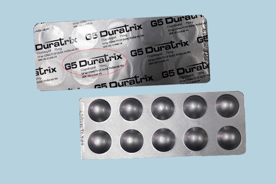 Hình ảnh vỉ thuốc G5 Duratrix