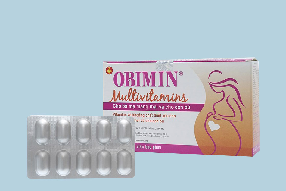 Hình ảnh thuốc Obimin Multivitamins mặt trước