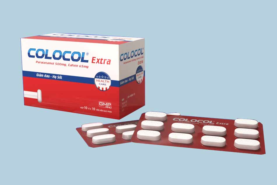 Thuốc Colocol Extra và vỉ 10 viên