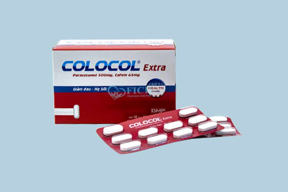 Thuốc giảm đau hạ sốt Colocol Extra