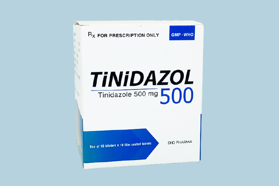 Hình ảnh hộp thuốc Tinidazol 500
