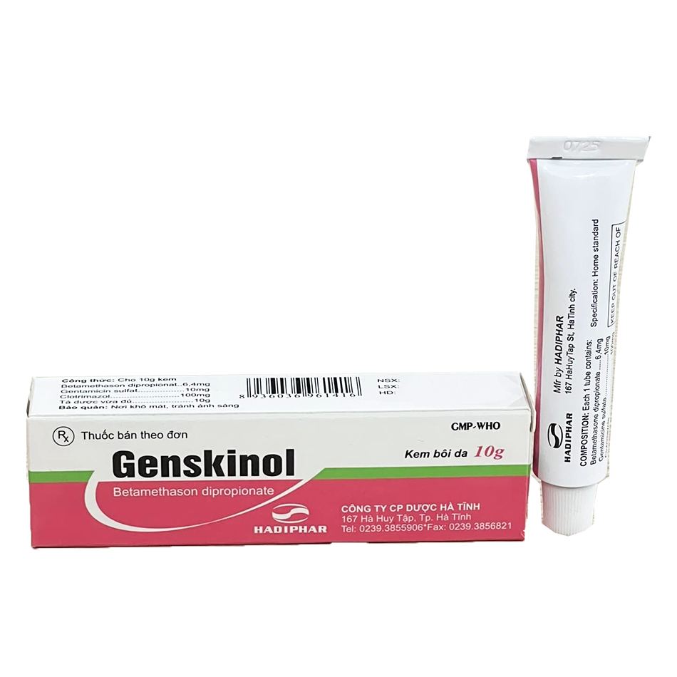 Thuốc trị nấm da Genskinol 